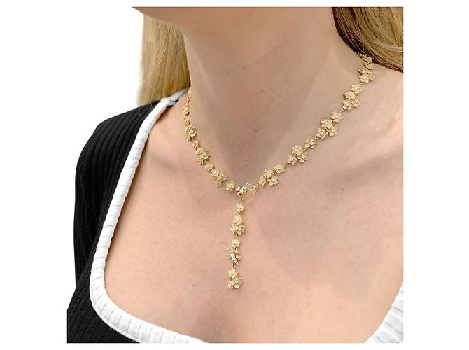 Collana Roberto Coin, smalto, diamanti. - vista 5