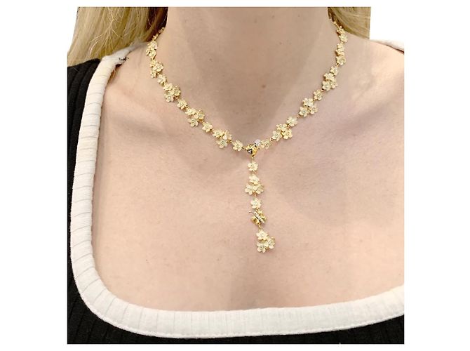 Collana Roberto Coin, smalto, diamanti. - vista 6