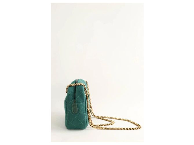 Chanel Bolsa de ombro verde - vista 3