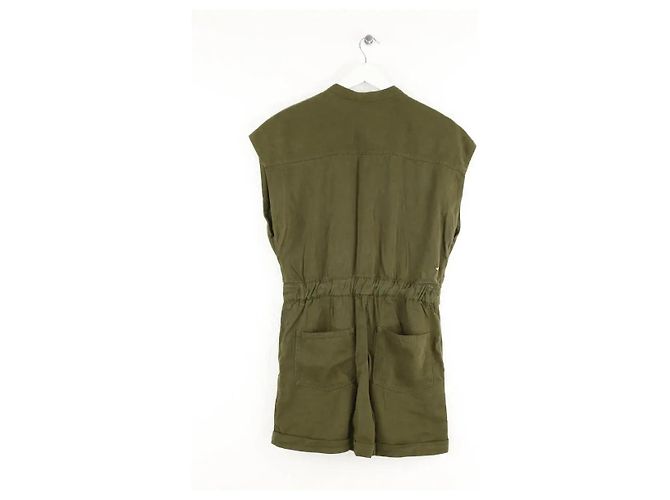 Tuta in cotone kaki The Kooples - vista 3