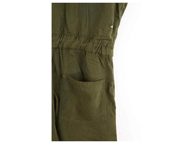Tuta in cotone kaki The Kooples - vista 4