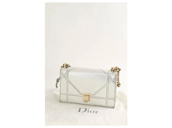 Diorama Dior Silberne Umhängetasche - Ansicht 7