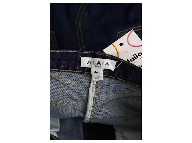 Alaïa Jeans bootcut blu - vista 5
