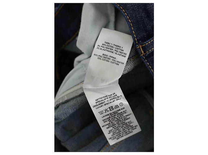 Alaïa Jeans bootcut blu - vista 6