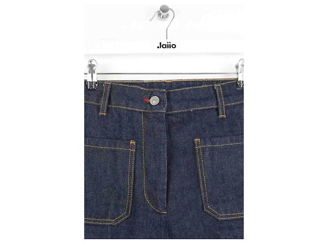 Victoria Beckham Jeans bootcut blu - vista 2