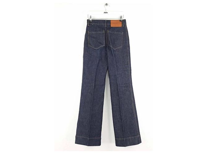 Victoria Beckham Jeans bootcut blu - vista 3