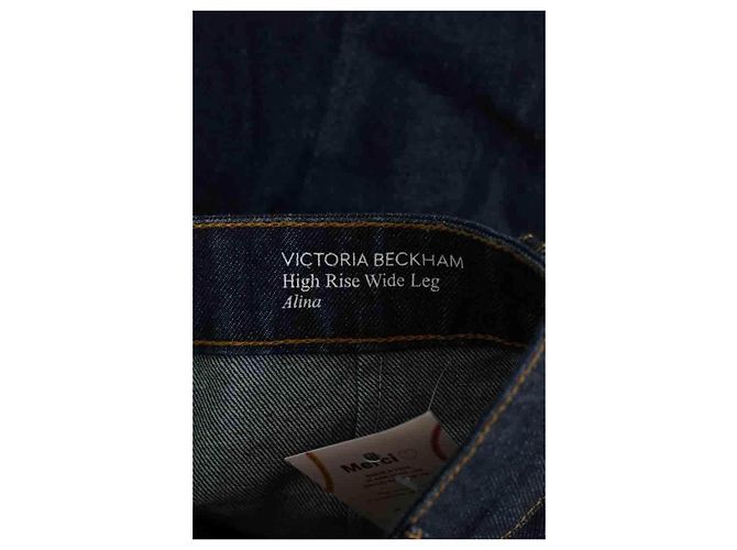 Victoria Beckham Jeans bootcut blu - vista 5