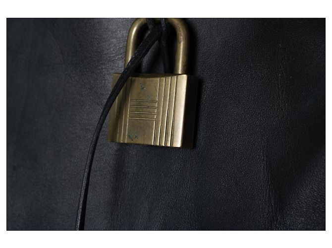 Hermès, rara vintage 50 Hermès Hac in nero - vista 8