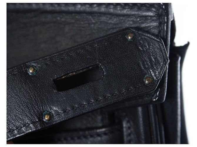 Hermès, rara vintage 50 Hermès Hac in nero - vista 9