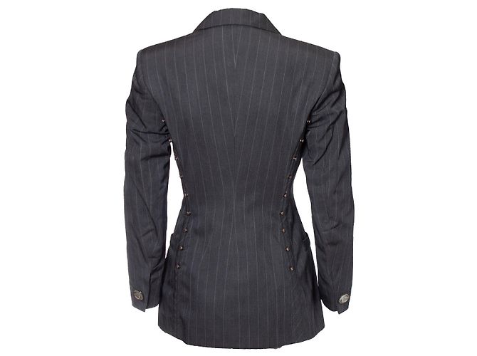 Gianni Versace Couture, Completo militare a due pezzi Grigio - vista 2