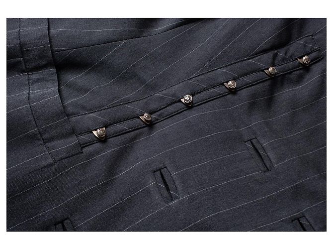 Gianni Versace Couture, Completo militare a due pezzi Grigio - vista 6