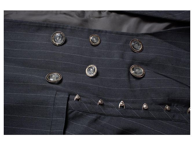 Gianni Versace Couture, Completo militare a due pezzi Grigio - vista 7