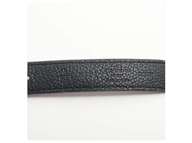 Reversibler Gürtel Louis Vuitton LV Sunset Initiales aus Monogramm-Canvas und Leder, breit Schwarz - Ansicht 5
