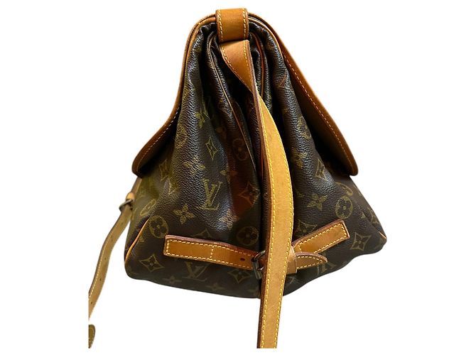 Borsa a spalla in tela Monogram Louis Vuitton 1990 - vista 2