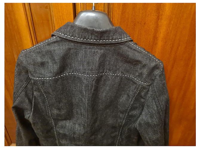 Gianfranco Ferré Jeansjacke Schwarz - Ansicht 12