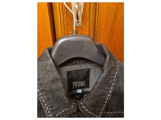 Gianfranco Ferré Jeansjacke Schwarz - Ansicht 2