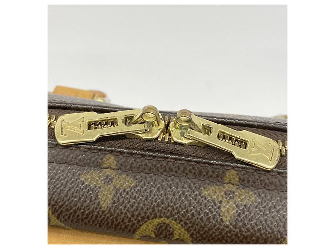 Borsa Deauville Monogram Louis Vuitton M47270 Marrone - vista 11