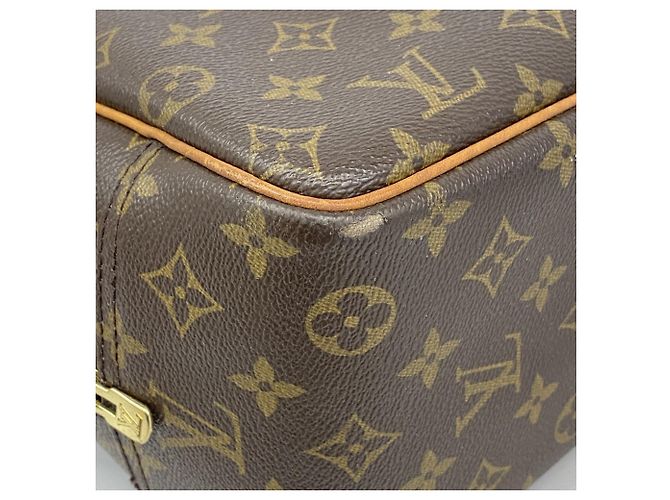 Borsa Deauville Monogram Louis Vuitton M47270 Marrone - vista 6