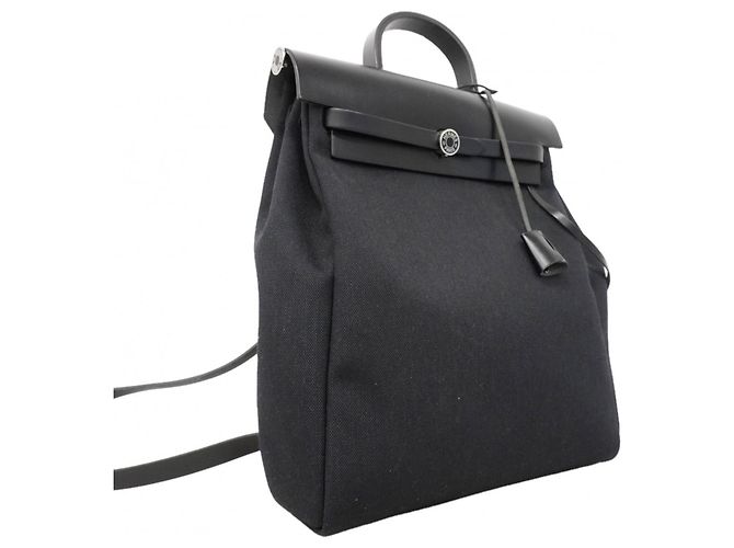 Hermès Mochila/Daypack Herbag Zip Add MM Hermes Negro - vista 2