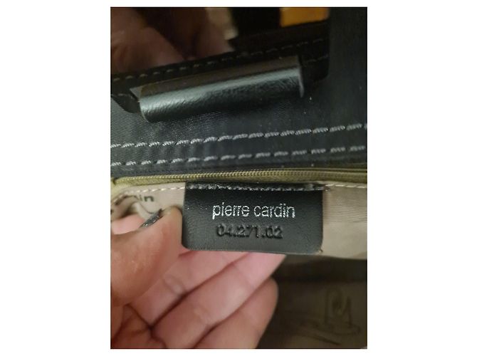 Borsa a tracolla Pierre Cardin in nylon nero - vista 8