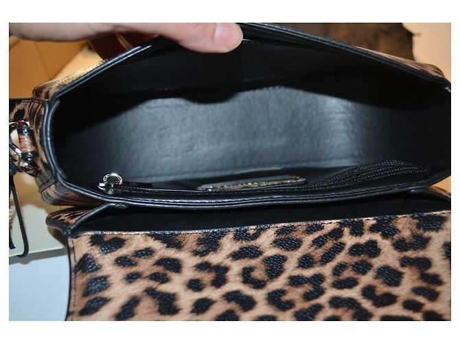 Borsa Ermanno Scervino Stampa Leo in Ecopelle Multicolore - vista 6