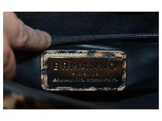 Borsa Ermanno Scervino Stampa Leo in Ecopelle Multicolore - vista 7