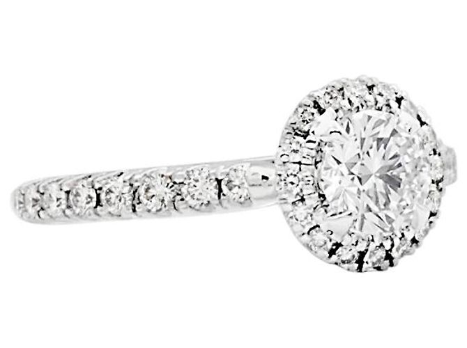 Anello Cartier, "Destinée", platino e diamanti. - vista 2
