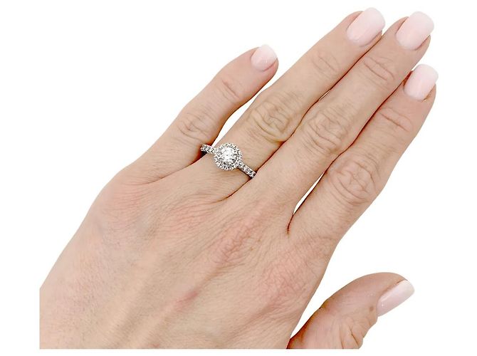 Anello Cartier, "Destinée", platino e diamanti. - vista 5