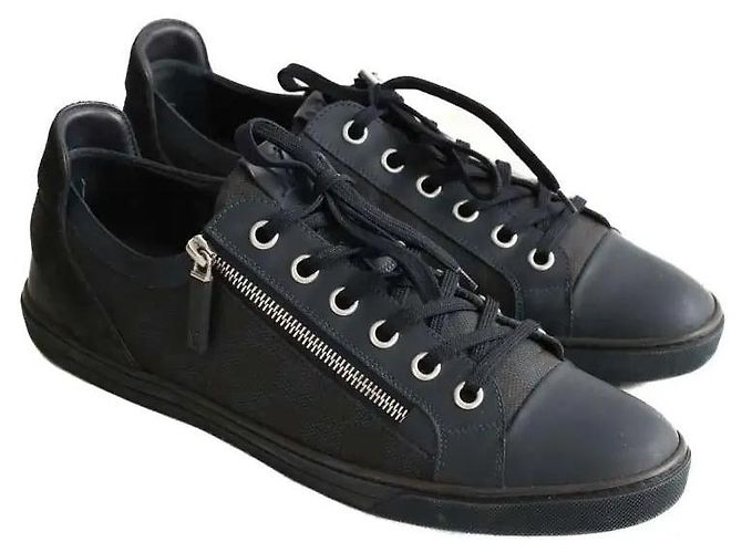 Louis Vuitton Sneakers basse marine Blu navy - vista 3
