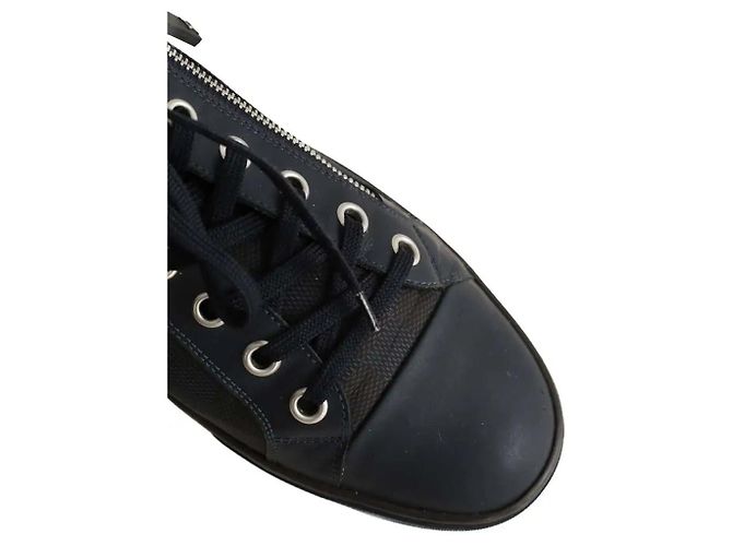 Louis Vuitton Sneakers basse marine Blu navy - vista 4