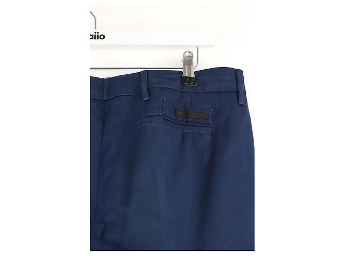 Prada Marineblaue gerade Hose - Ansicht 4