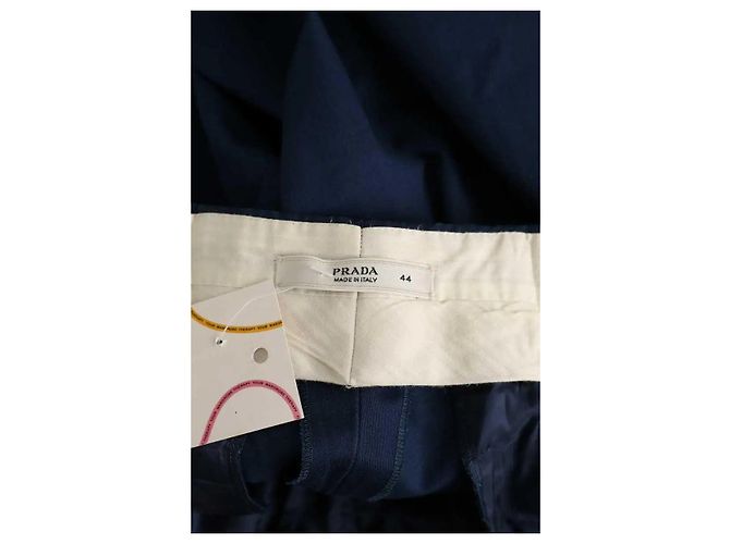Prada Marineblaue gerade Hose - Ansicht 5
