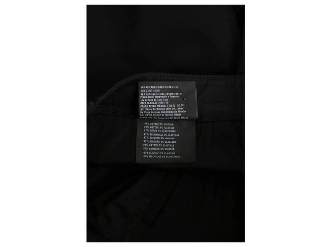 Prada Pantalones rectos negros - vista 6