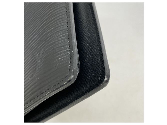 Cartera Larga Brazza de Cuero Epi Louis Vuitton Negro - vista 5