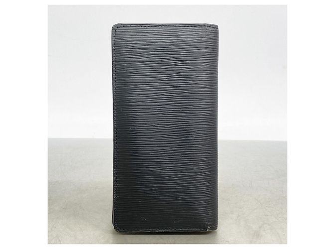 Cartera Larga Brazza de Cuero Epi Louis Vuitton Negro - vista 7