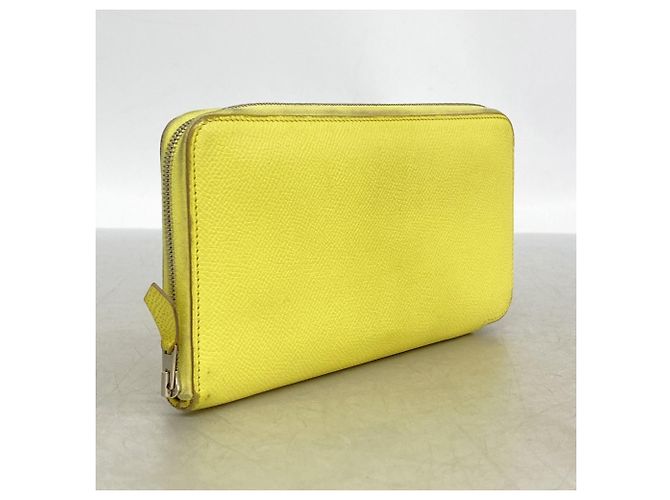 Hermès Azap Lang Wallet in Limette Golden - Ansicht 2