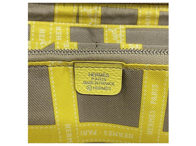 Hermès Azap Lang Wallet in Limette Golden - Ansicht 4