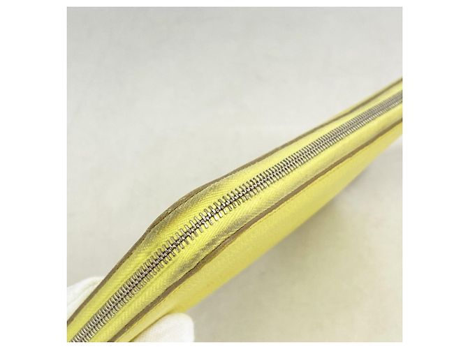 Hermès Azap Lang Wallet in Limette Golden - Ansicht 5