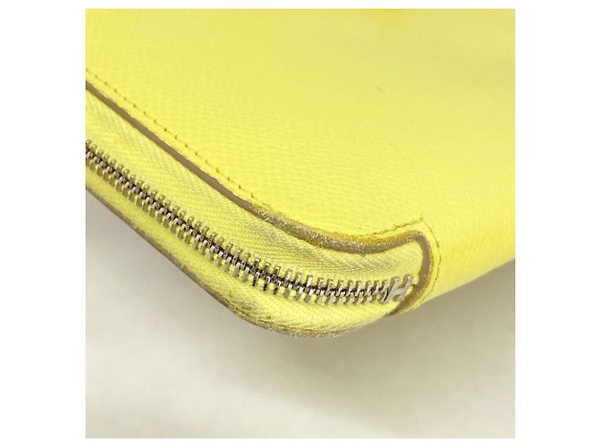 Hermès Azap Lang Wallet in Limette Golden - Ansicht 6