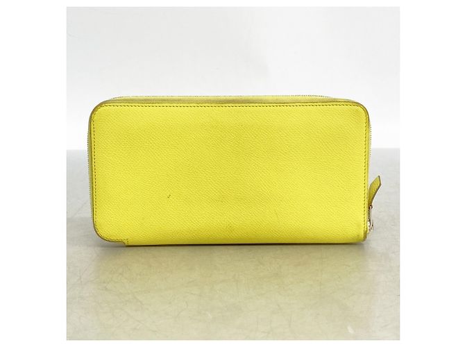 Hermès Azap Lang Wallet in Limette Golden - Ansicht 9