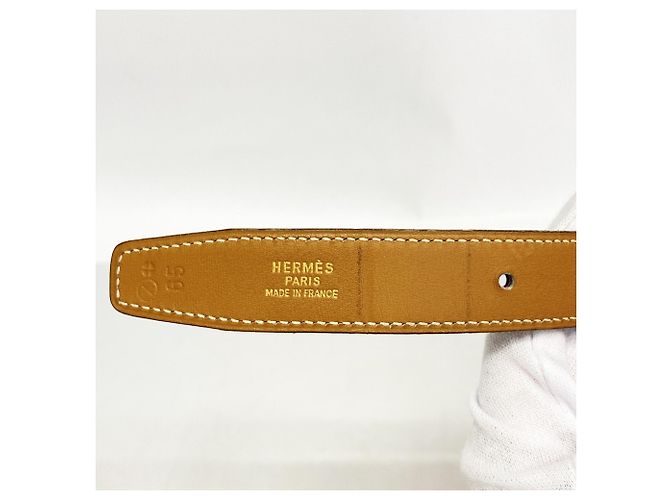 Constance Gürtel von Hermès Golden Marineblau - Ansicht 2