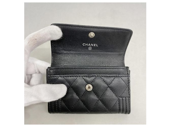 Chanel Boy Visitenkartenetui Schwarz - Ansicht 3