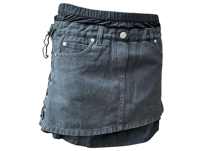 Falda Mini Negra Jean Paul Gaultier - vista 2