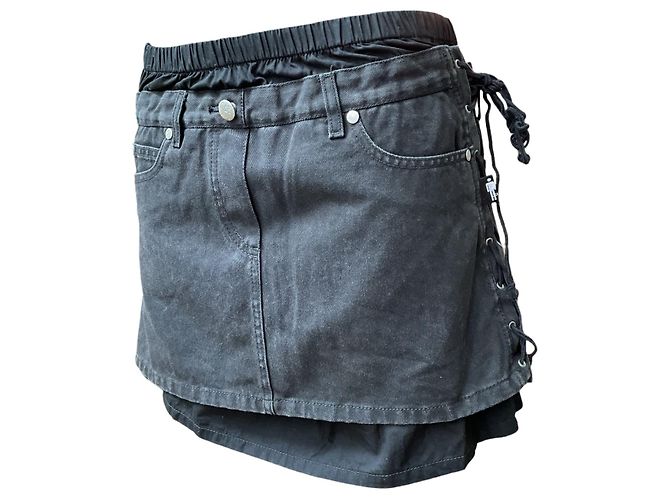 Falda Mini Negra Jean Paul Gaultier - vista 3