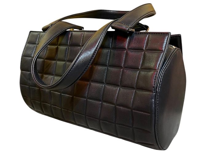 Chanel-Handtasche 2002, Mitternachtsblaue Lammleder CC - Ansicht 4
