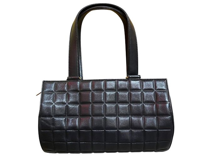 Chanel-Handtasche 2002, Mitternachtsblaue Lammleder CC - Ansicht 5