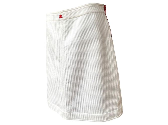 Gonna Bianca e Rossa Courreges - vista 2
