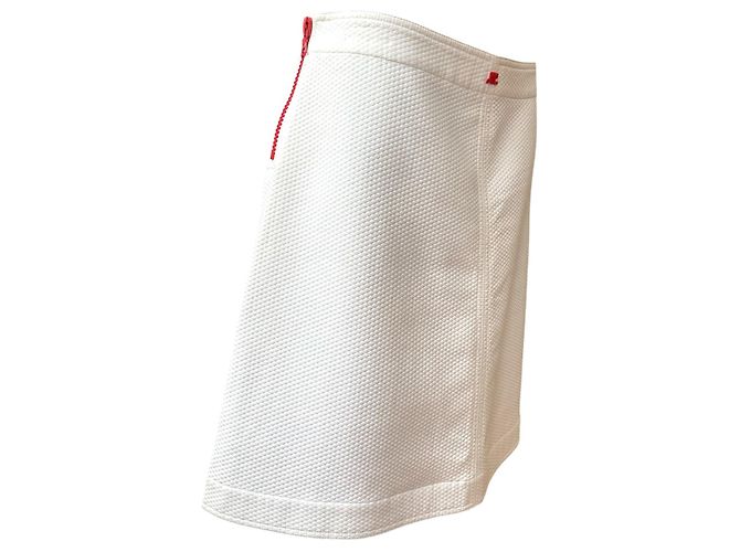 Gonna Bianca e Rossa Courreges - vista 3