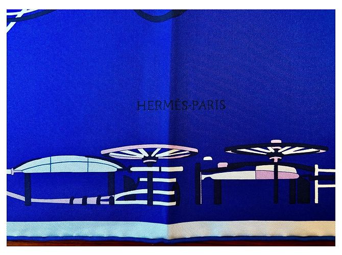Hermès: Schal/Quadrat "Reiterliche Komplikation" 90 cm Mehrfarben - Ansicht 10
