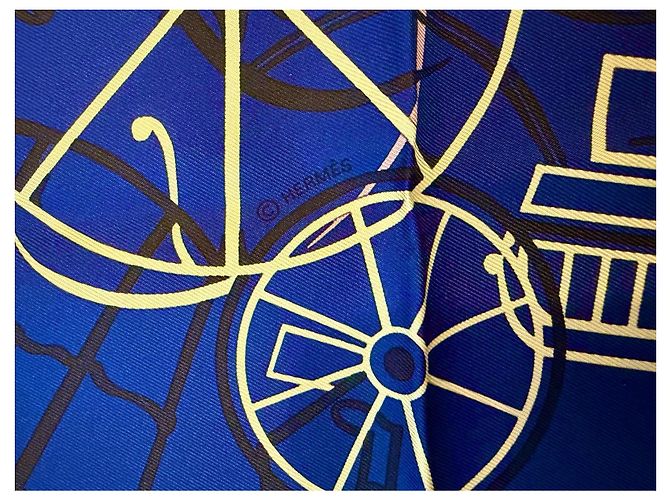 Hermès: Schal/Quadrat "Reiterliche Komplikation" 90 cm Mehrfarben - Ansicht 3